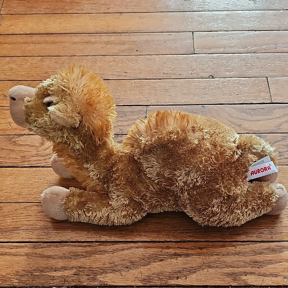 Aurora Flopsie Brown Plush Camel Stuffed Animal, 12 "